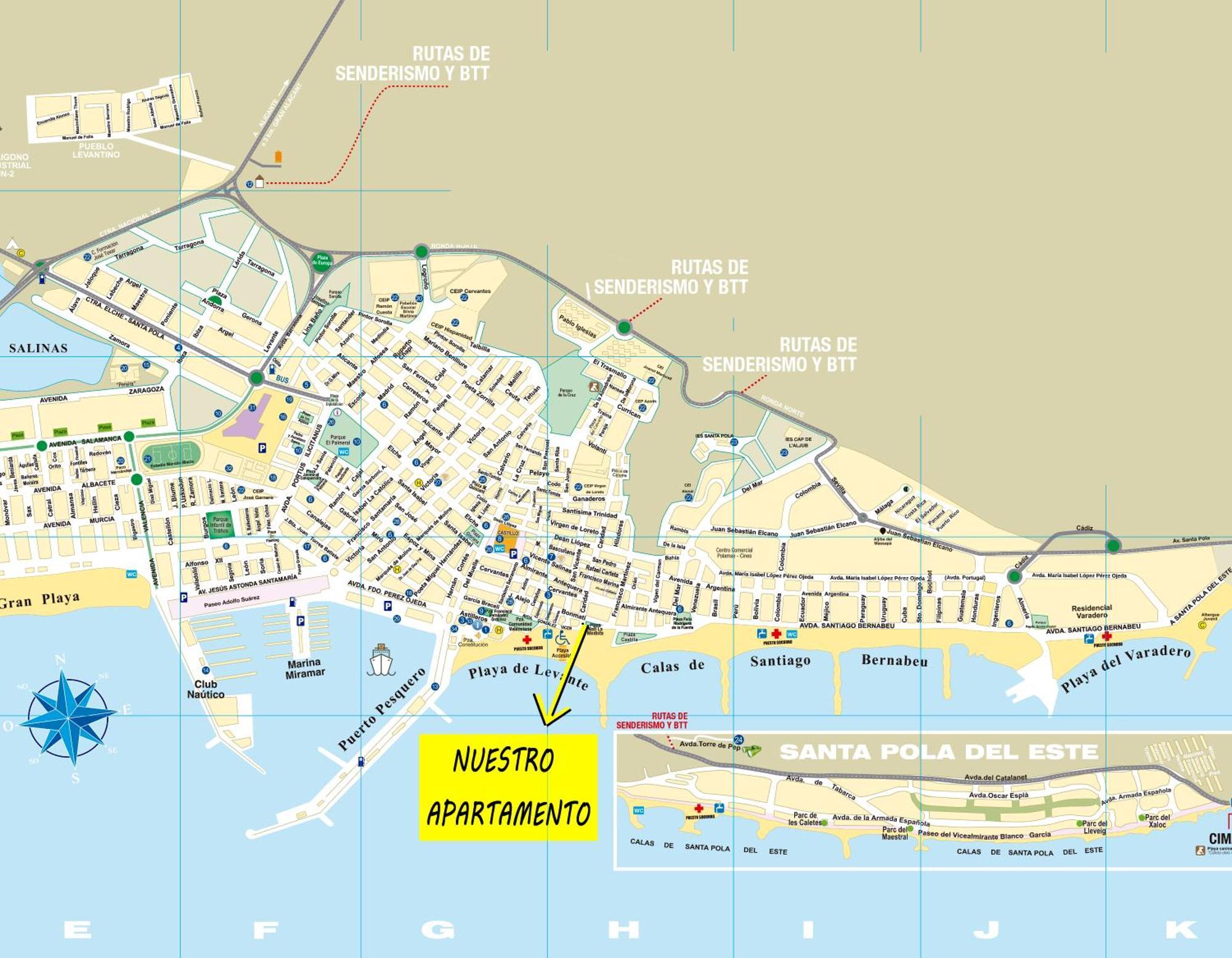 Apartamento Santa Pola Primera Linea De Playa Luaran gambar